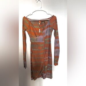 NWT Skims Night Out Dress in Tie Dye Print